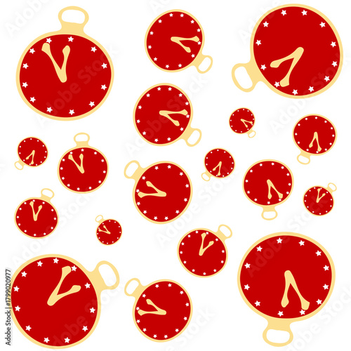 merry christmass, christmass characters for decoration of xmas holidays, collection of christmas icons, happy new year. Vector illustration