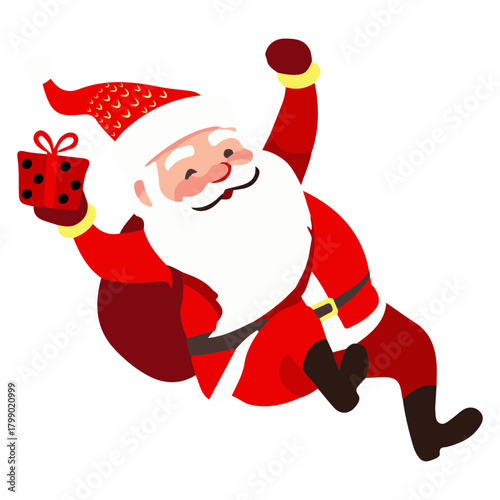 merry christmass, christmass characters for decoration of xmas holidays, collection of christmas icons, happy new year. Vector illustration