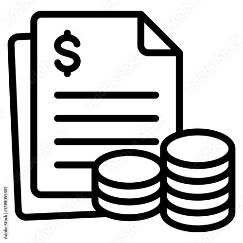 Financial Report Icon