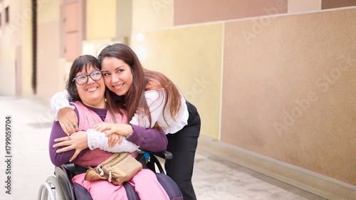 Women embracing showing inclusion, friendship, and support