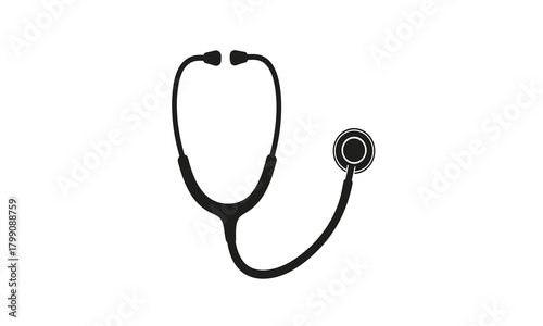 Medical Stethoscope Illustration for Healthcare Diagnosis and Well-being