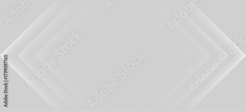 Grey white minimal arrows abstract technology background. Vector banner graphic design