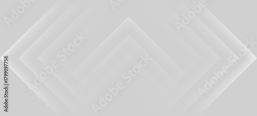 Grey white minimal arrows abstract technology background. Vector banner graphic design
