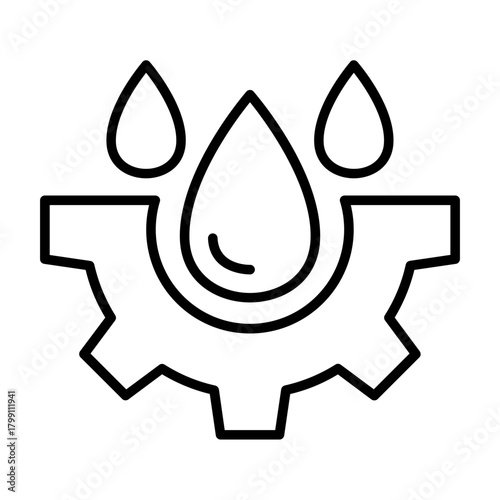 Fluid mechanics Icon