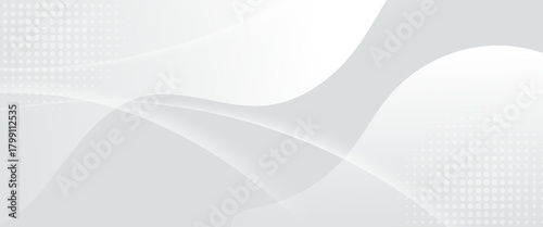 Abstract geometric white and gray color background. Vector, illustration.