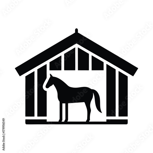 Horse Stable Icon