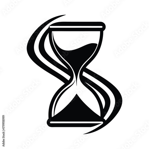 Hourglass Flowing Motion Icon