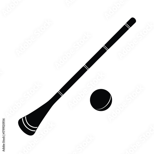 Hurling Stick Sliotar Icon