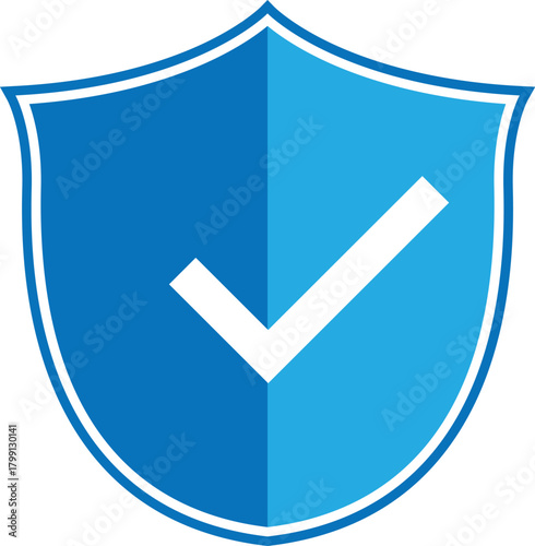 protraction with check mark icon, security logo, protract logo, cyber attack protraction logo