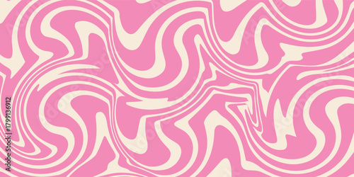abstract seamless pattern. gouache painting. paint brush strokes, exotic wavy lines. 80s style