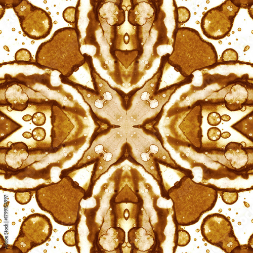 Seamless kaleidoscope pattern. Abstract texture. Creative and seamless background