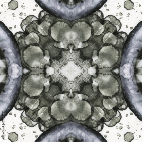 Seamless kaleidoscope pattern. Abstract texture. Creative and seamless background