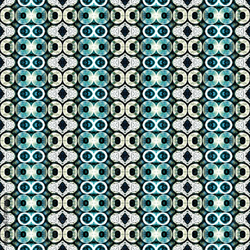 Seamless kaleidoscope pattern. Abstract texture. Creative and seamless background