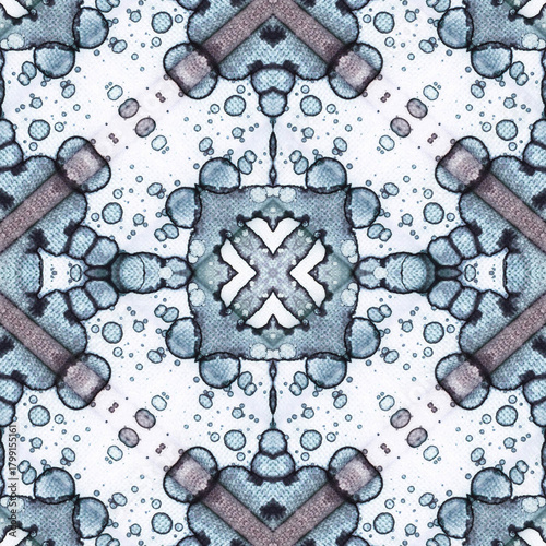 Seamless kaleidoscope pattern. Abstract texture. Creative and seamless background