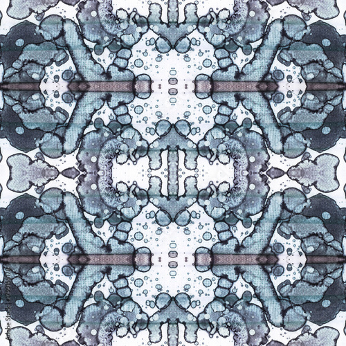 Seamless kaleidoscope pattern. Abstract texture. Creative and seamless background