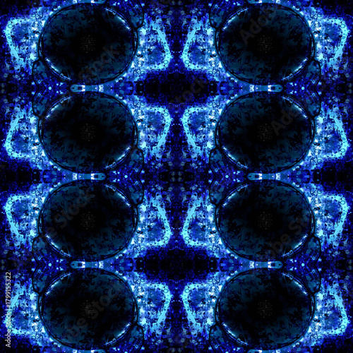 Seamless kaleidoscope pattern. Abstract texture. Creative and seamless background