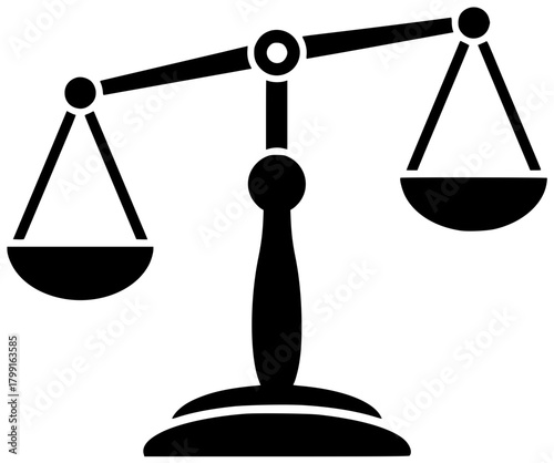 law illustration justice silhouette balance logo legal icon lawyer outline judge court concept equality punishment scale crime government scales shape weight vector graphic background