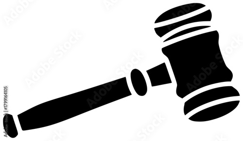 judge illustration gavel silhouette justice logo law icon court outline lawyer legal authority crime hammer business auction judgement legislation shape divorce vector graphic background