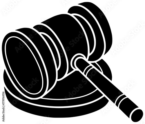 judge illustration gavel silhouette justice logo law icon court outline lawyer legal authority crime hammer business auction judgement legislation shape divorce vector graphic background