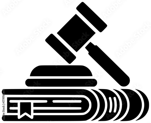 judge illustration gavel silhouette justice logo law icon court outline lawyer legal authority crime hammer business auction judgement legislation shape divorce vector graphic background