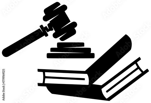 judge illustration gavel silhouette justice logo law icon court outline lawyer legal authority crime hammer business auction judgement legislation shape divorce vector graphic background