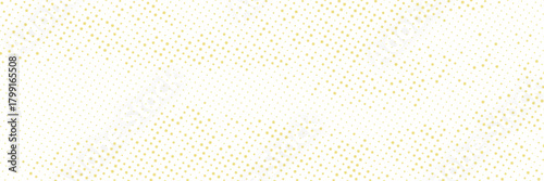 Gold confetti star seamless pattern. Yellow spark repeated wallpaper. Golden glitter sparkle repeating background. Vector celebration Christmas, New Year, wedding or birthday party decoration backdrop