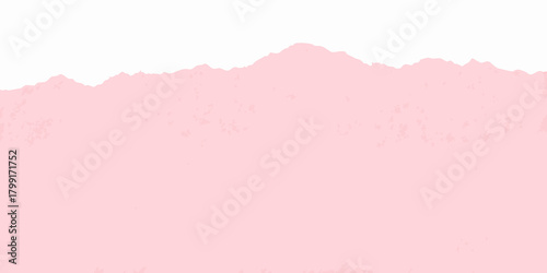 Soft pink abstract mountain range silhouette against white background