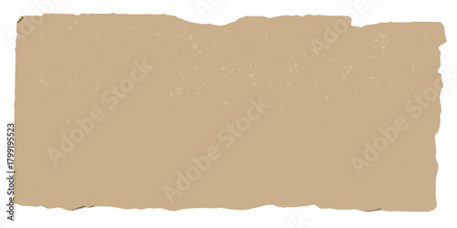 A textured brown paper background with torn edges and a speckled surface for design elements