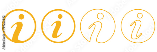 information icon, info symbol. hint information. vector illustration. Information sign icon. Info symbol. Info and Faq icon. Info icons set. Info button. . Black info button. Info symbol. Vector EPS 