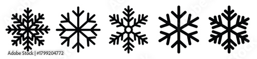 snowflake sparkle vector design with black silhouette and white background
