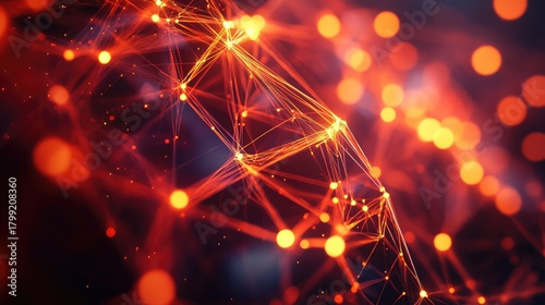 Global digital network communicating data connecting technology nodes