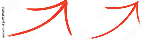 Red vector arrows icons. Hand drawn red arrow icon transparent. Arrow for your web site design