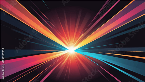Abstract rainbow color background design