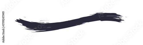 お正月や和風なデザインに使えるブラシストローク。毛筆の筆跡。筆文字。