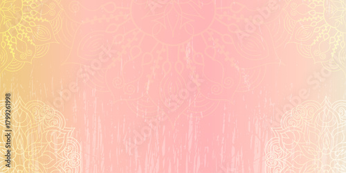 Intricate mandala vintage art, ancient vedic background design, painting texture with circular shapes, unique grunge effects