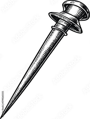 Illustration of a safety pin