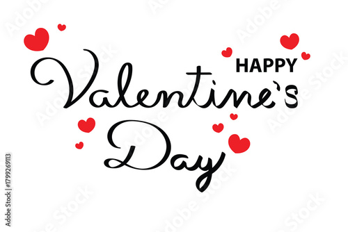 Valentine's Day background, romantic heart Valentines