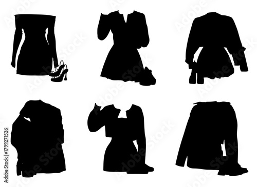 Woman clothes collection. Summer fashion garment.