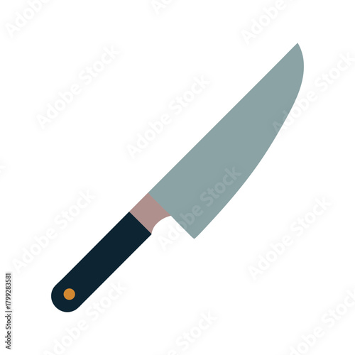 cutting knife vector illustration