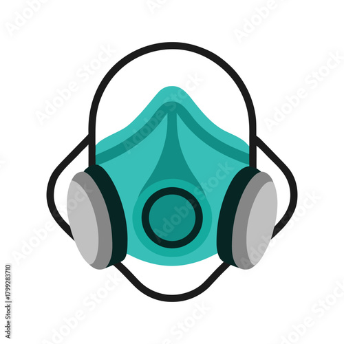dust mask vector illustration