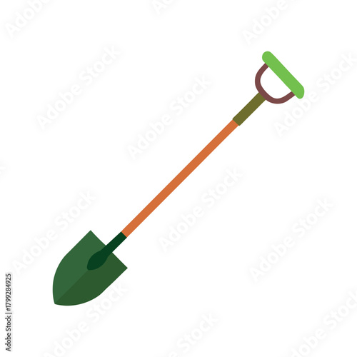 hoe vector illustration