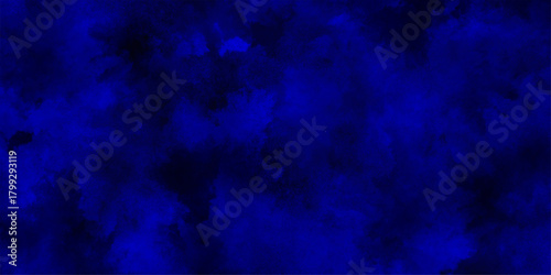 Dark blue grungy distressed canvas background, old blue watercolor background with marbled vintage texture, dark blue background, watercolor wash aqua painted texture close up, grungy design,