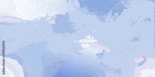 Soft abstract watercolor background with gentle washes of blue and white paint textures