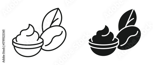 Skincare Cream Icon set, vector illustration . 