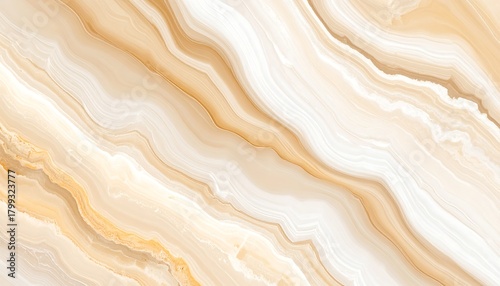 Wallpaper Mural Beige and white wavy abstract texture. Gentle gradients and flowing, diagonal pattern with a natural, organic feel Torontodigital.ca