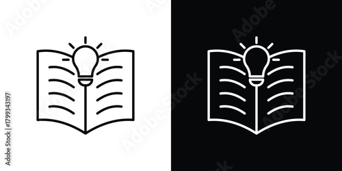 Interesting icon outline. Vector isolated pictogram for web