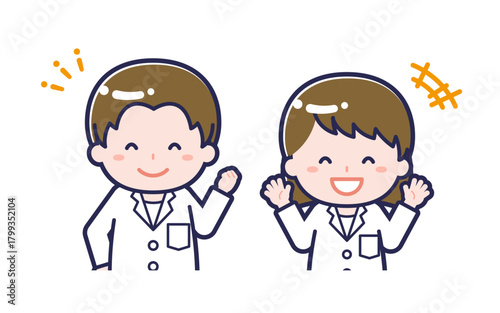 薬剤師／2人組／男女 02