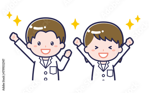 薬剤師／2人組／男女 03