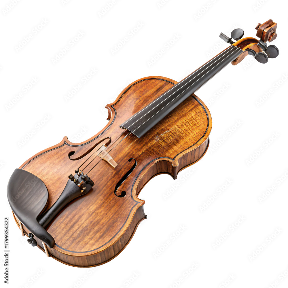 Fototapeta premium violin isolated on transparent background