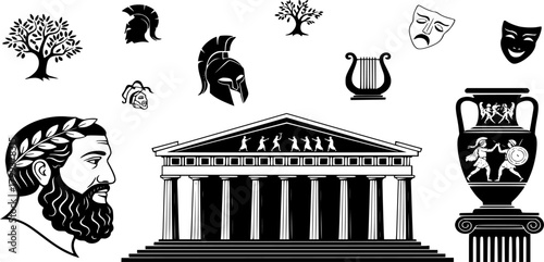 ancient greek columns